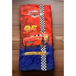 Disney Pixar Cars Lightning McQueen Sleeping Bag Youth 56-in x 28-in Race Car